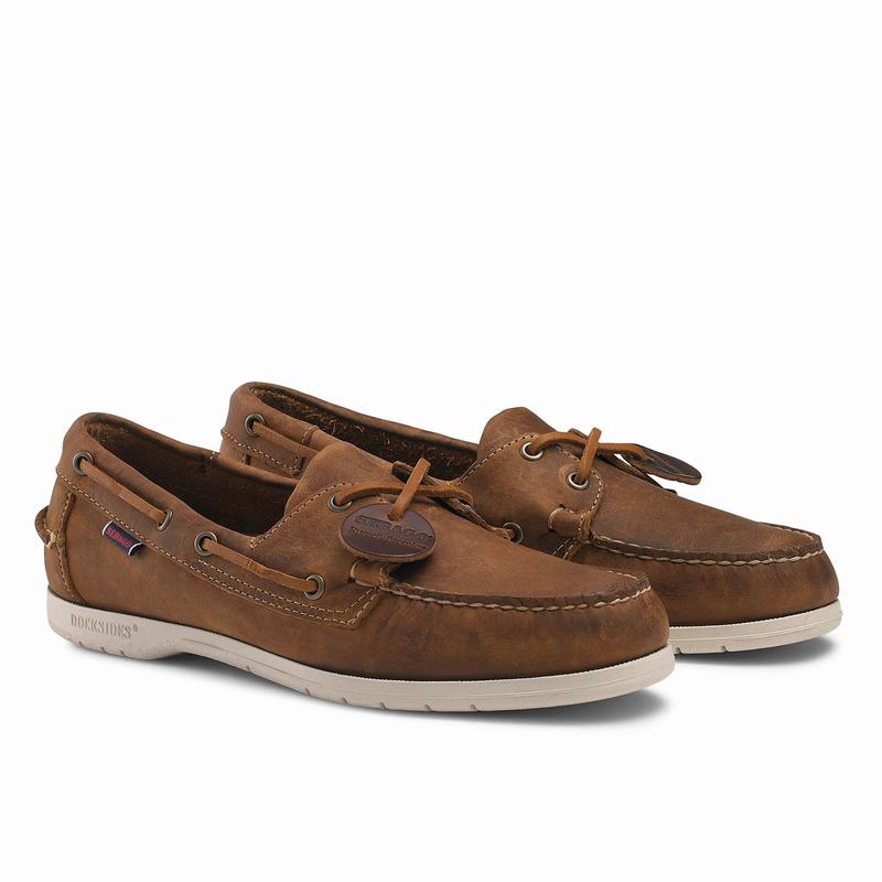 Sapatos de Vela Russell And Bromley Docksides Masculino Marrom | GCP9663AJ