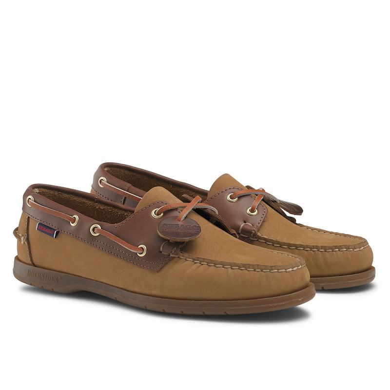 Sapatos de Vela Russell And Bromley Docksides Masculino Marrom | JUH6584CP