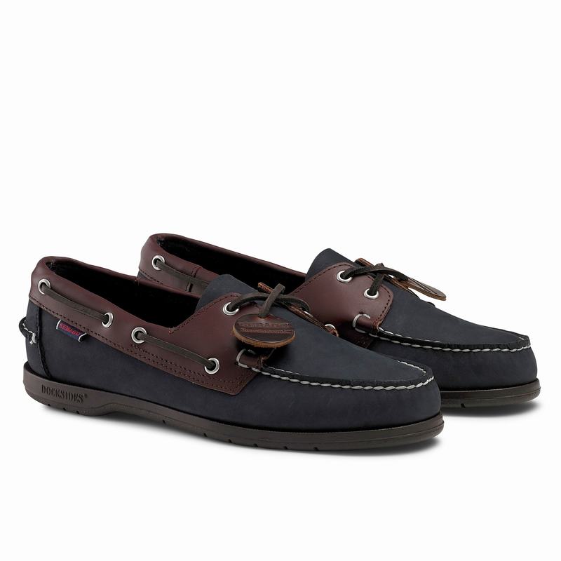 Sapatos de Vela Russell And Bromley Docksides Masculino Azuis | UZI7721PR