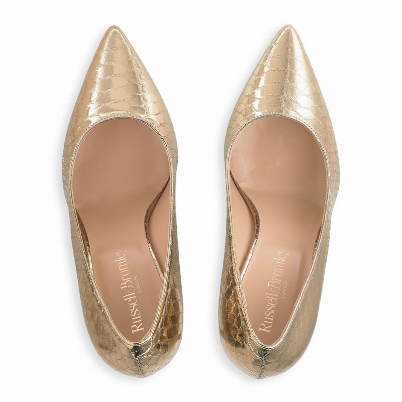 Scarpins Russell And Bromley 85pump Feminino Metallic | YHH189OH