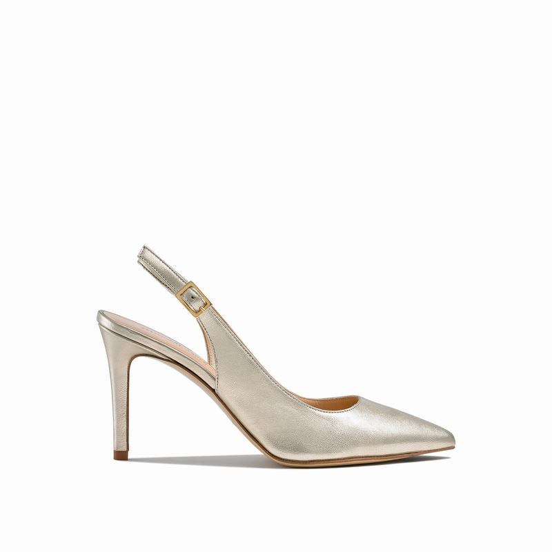 Scarpins Russell And Bromley 85sling Feminino Metallic | TWN2641RF