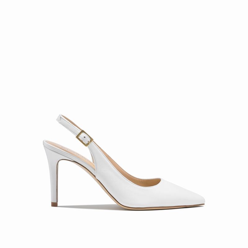 Scarpins Russell And Bromley 85sling Feminino Branco | ZLX2153OV