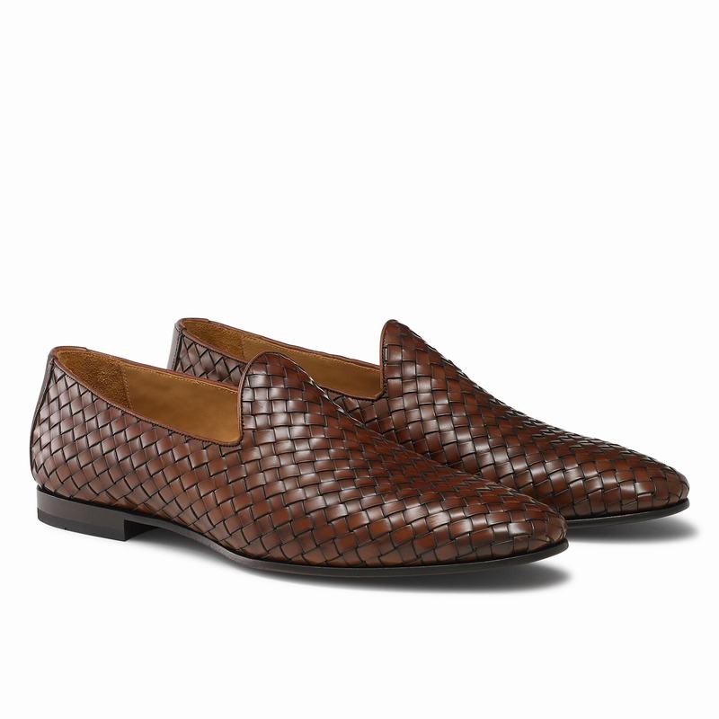 Slip On Russell And Bromley Baron Masculino Marrom | AKA3847BO