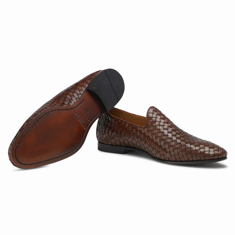 Slip On Russell And Bromley Baron Masculino Marrom | AKA3847BO