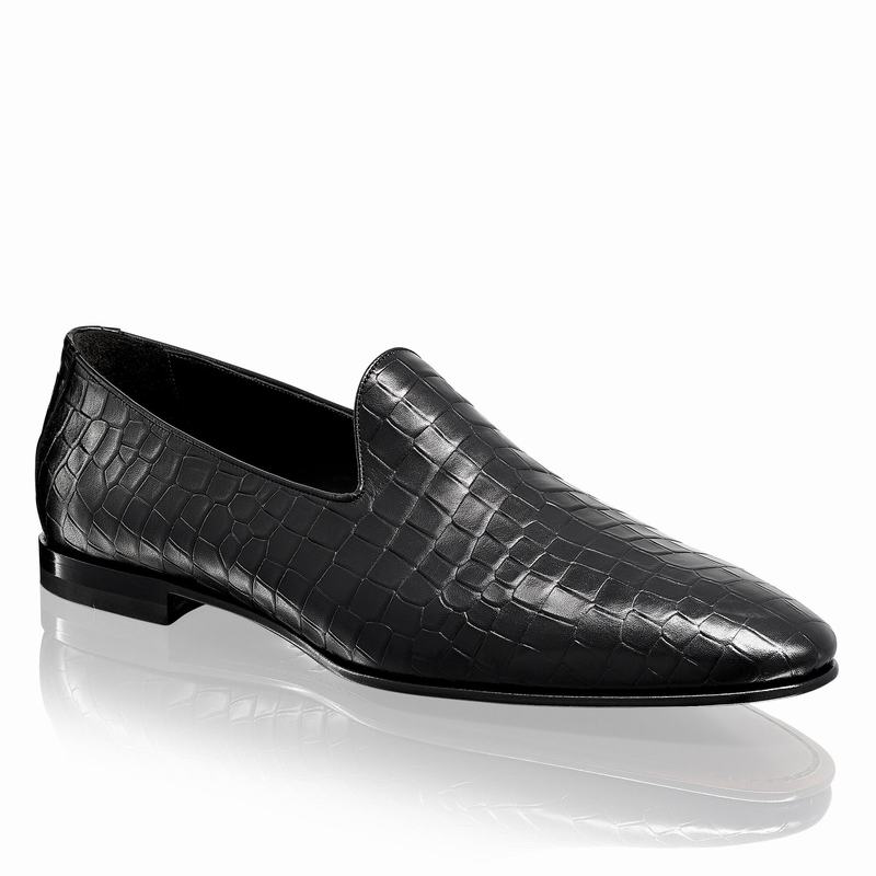 Slip On Russell And Bromley Baron Masculino Pretas | LOR9094JD