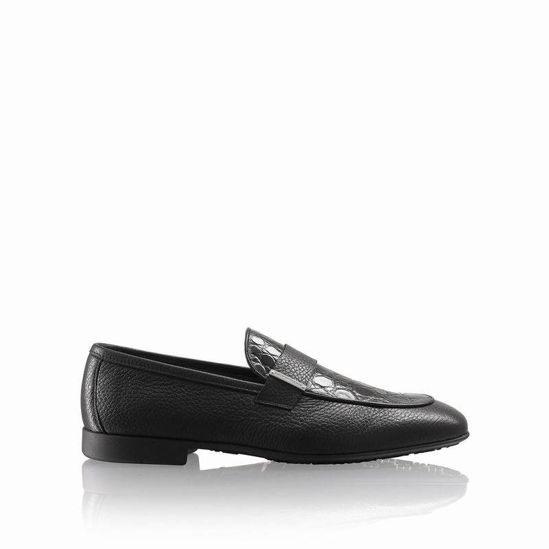 Slip On Russell And Bromley Bellagio Masculino Pretas | NCB9253QF