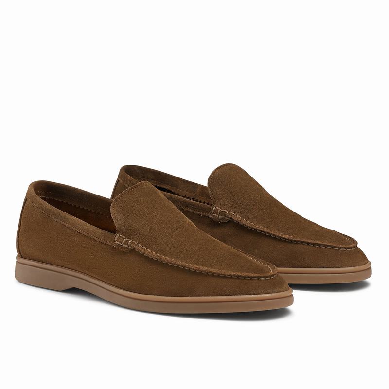 Slip On Russell And Bromley Carmel Masculino Marrom | RNG4881CL