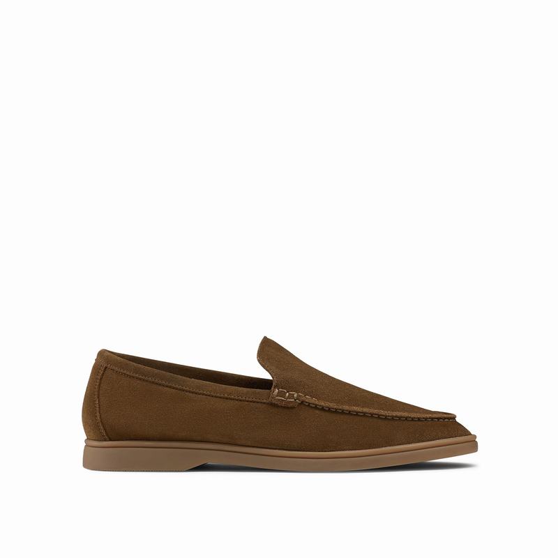 Slip On Russell And Bromley Carmel Masculino Marrom | RNG4881CL