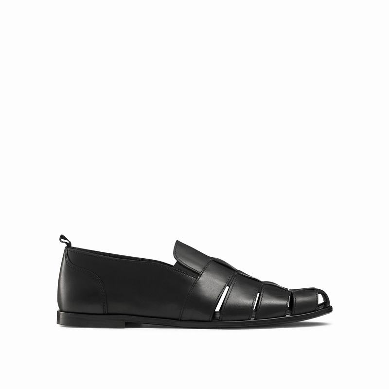 Slip On Russell And Bromley Mariner Masculino Pretas | UQR10050BI