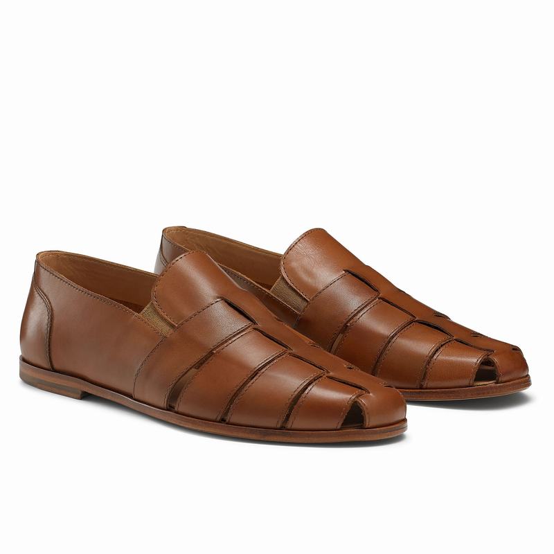 Slip On Russell And Bromley Mariner Masculino Marrom | VYA2988KJ