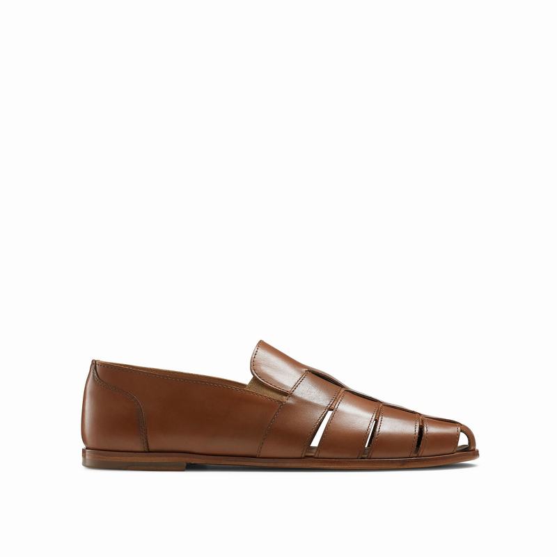 Slip On Russell And Bromley Mariner Masculino Marrom | VYA2988KJ