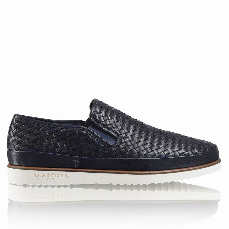 Slip On Russell And Bromley Sanmarino Masculino Azuis | JFZ3154VO