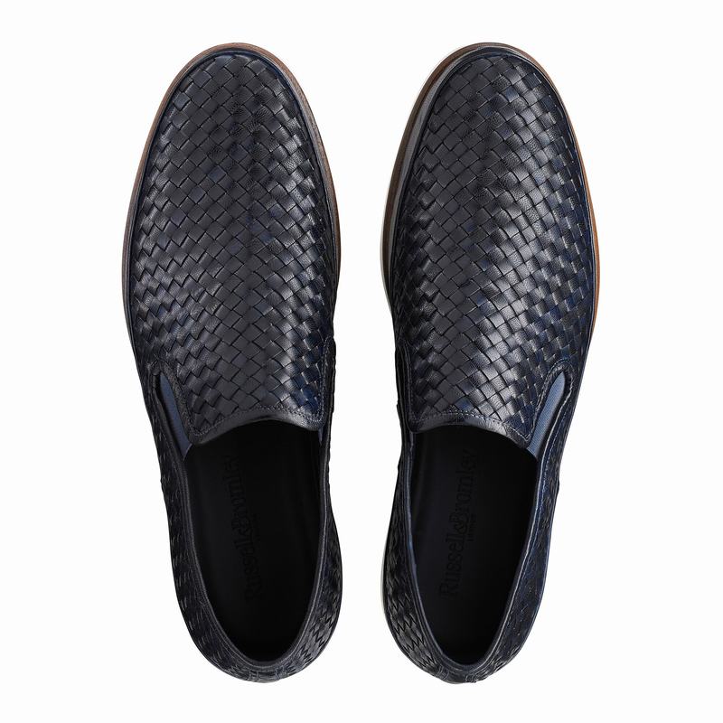 Slip On Russell And Bromley Sanmarino Masculino Azuis | JFZ3154VO