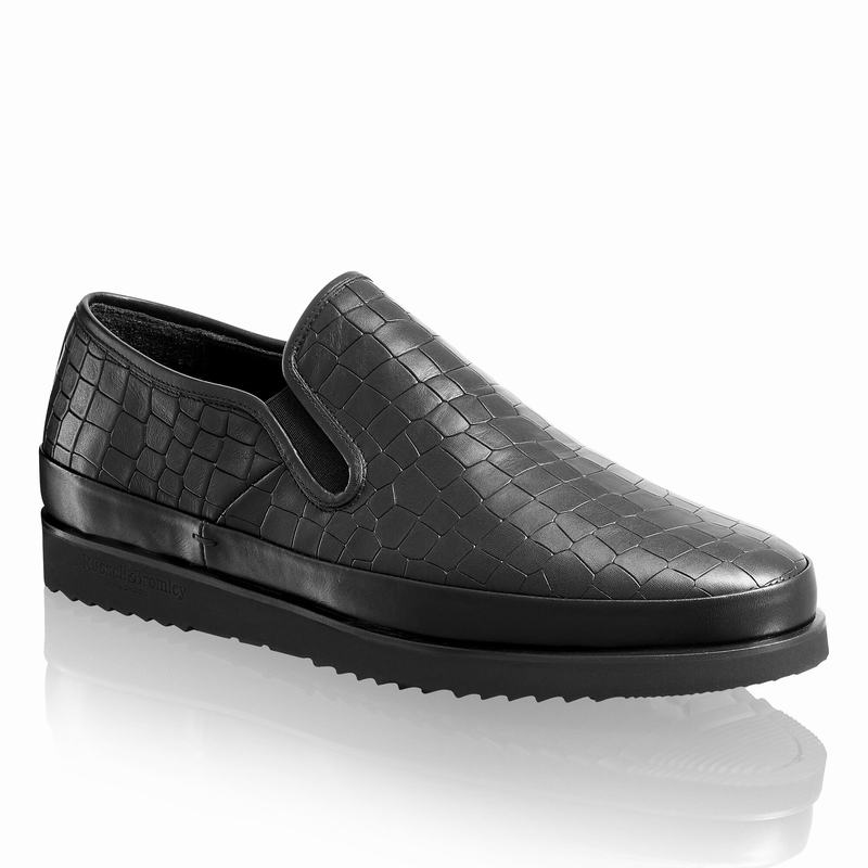 Slip On Russell And Bromley Sanmarino Masculino Pretas | NRU3842YR