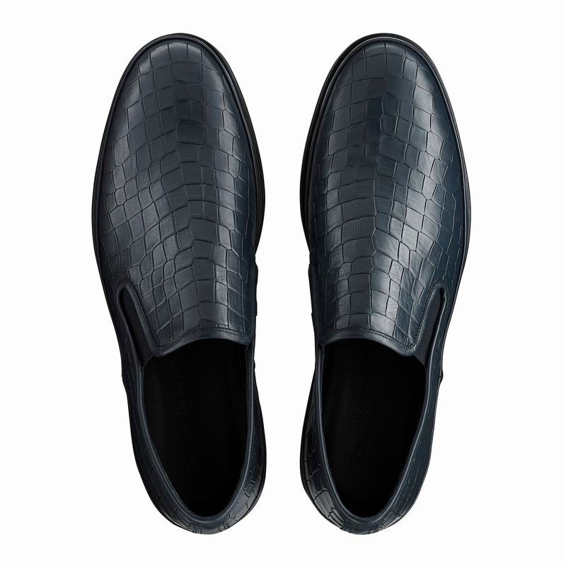 Slip On Russell And Bromley Sanmarino Masculino Azuis | QFP1355KH