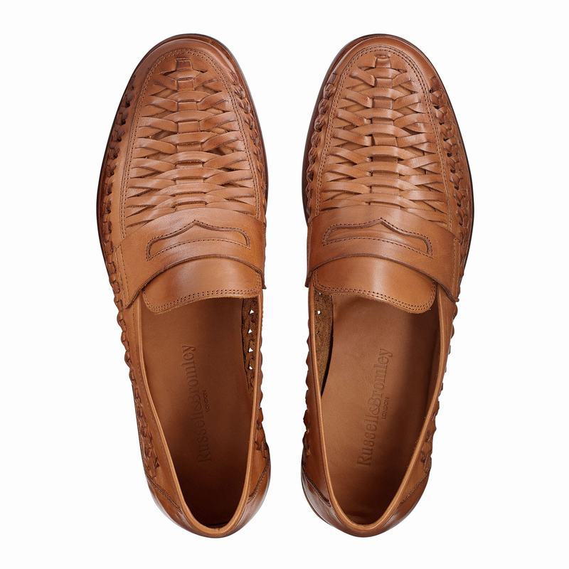 Slip On Russell And Bromley Uppercut Masculino Marrom | ERD748FH