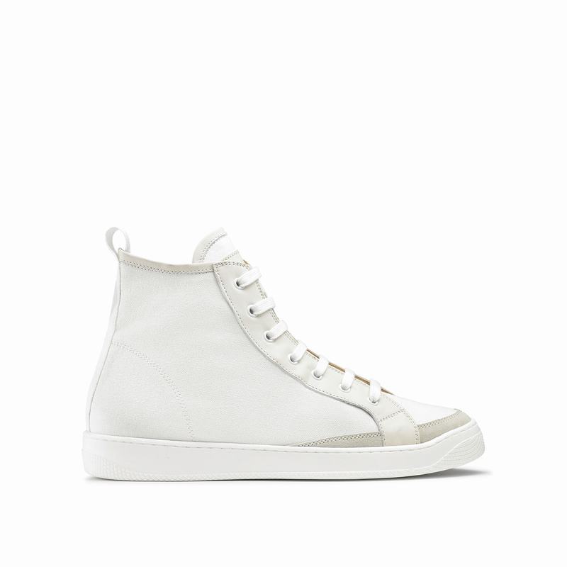 Tenis Alto Russell And Bromley Home Run M Masculino Branco | AQX217EU