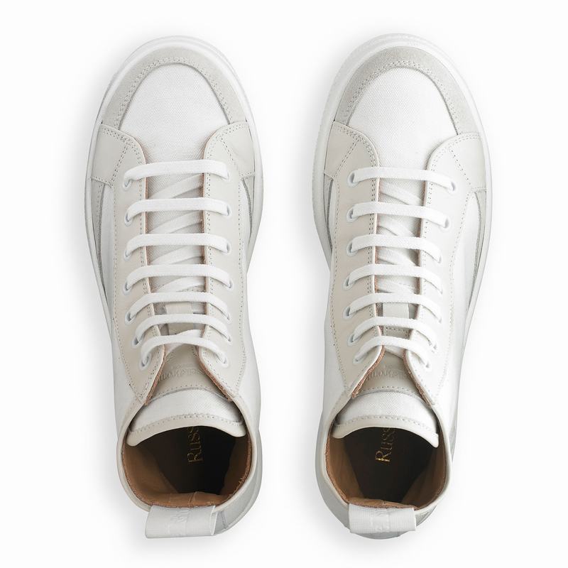 Tenis Alto Russell And Bromley Homerun Feminino Branco | ZNK5130HI