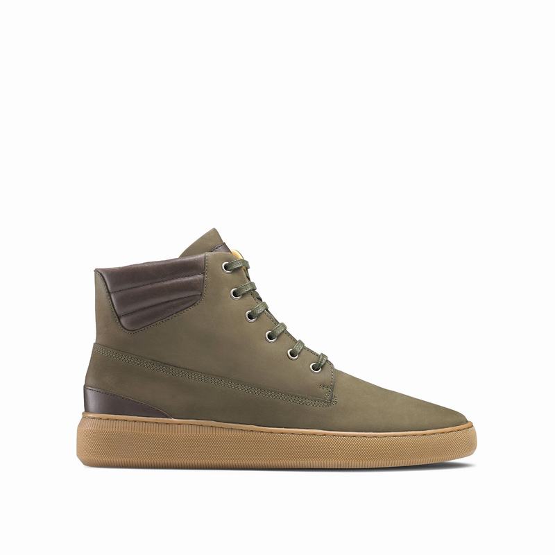 Tenis Alto Russell And Bromley Landmark Masculino Verdes | OEO180HE