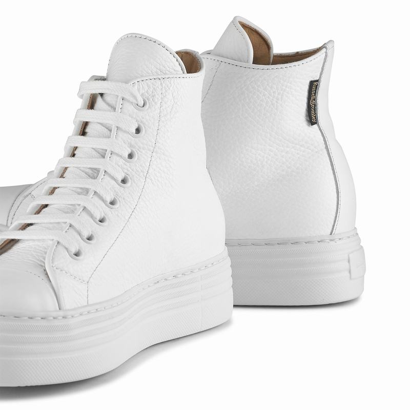 Tenis Alto Russell And Bromley Saturn Hi Feminino Branco | HXV1024YY