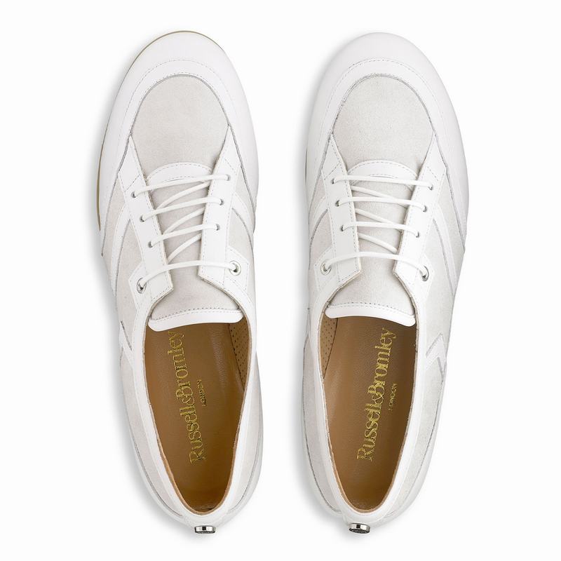 Tenis Baixo Russell And Bromley Bingo Feminino Branco | FDX9536CZ