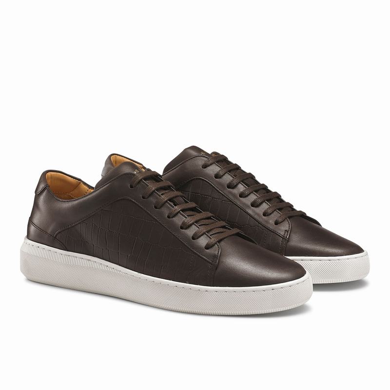 Tenis Baixo Russell And Bromley Clear Run Masculino Marrom | GCT3642XC