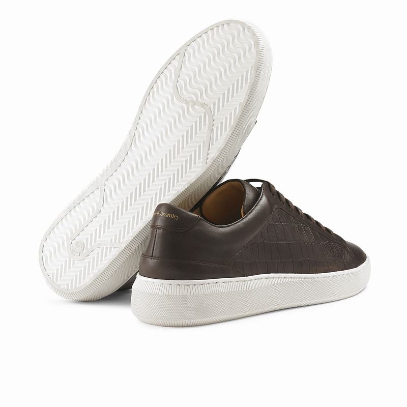 Tenis Baixo Russell And Bromley Clear Run Masculino Marrom | GCT3642XC