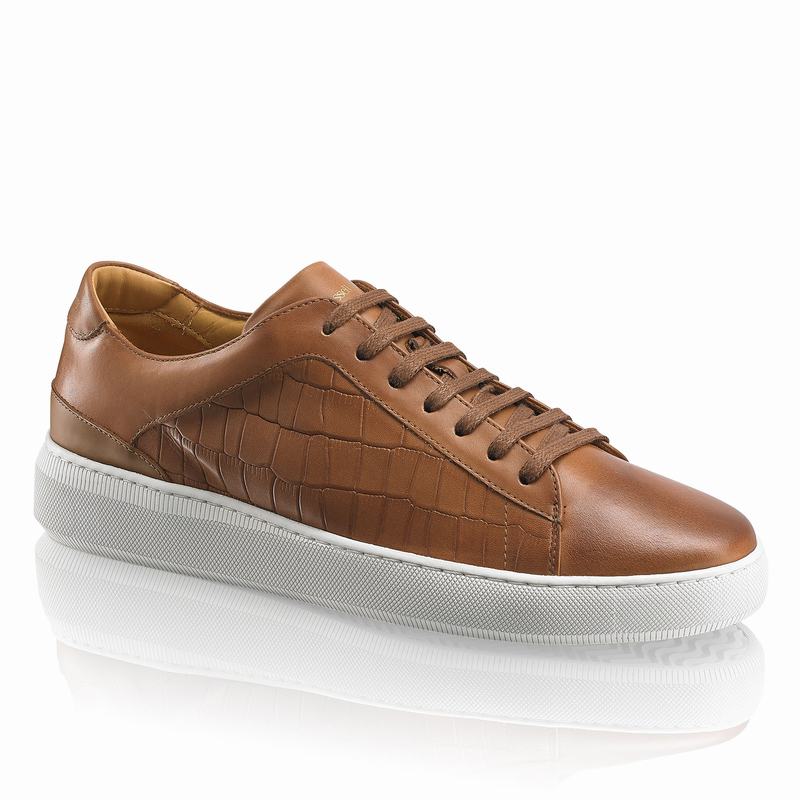 Tenis Baixo Russell And Bromley Clear Run Masculino Marrom | PPO9271SJ