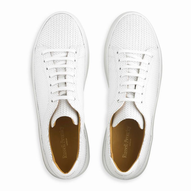 Tenis Baixo Russell And Bromley Clear Run Masculino Branco | PWK5259WP