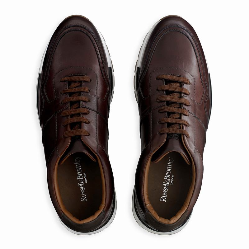 Tenis Baixo Russell And Bromley Lomond Masculino Marrom | EMY963KW