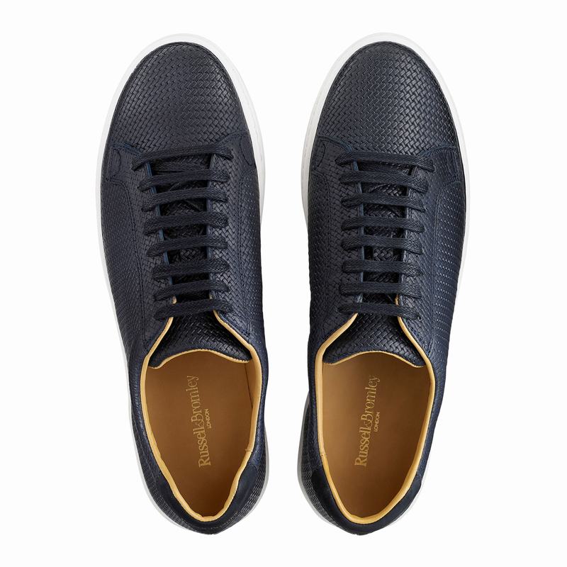 Tenis Baixo Russell And Bromley Park Run Masculino Azuis | RNH4762OC