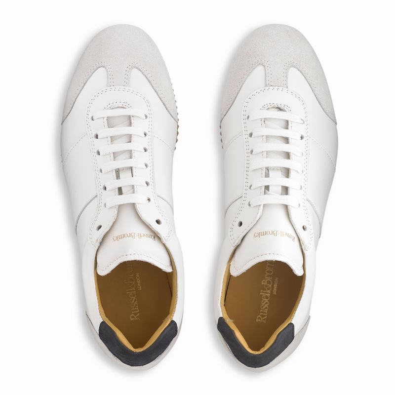 Tenis Baixo Russell And Bromley Pop Up Feminino Branco | IVT9974ZK