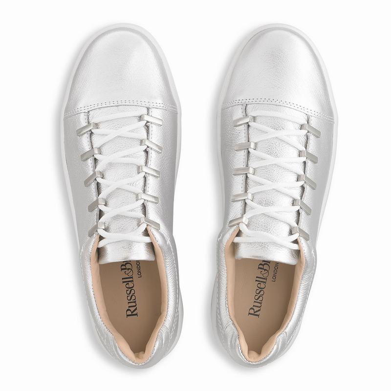 Tenis Plataforma Russell And Bromley Barfly Feminino Metallic | DQM44100PS