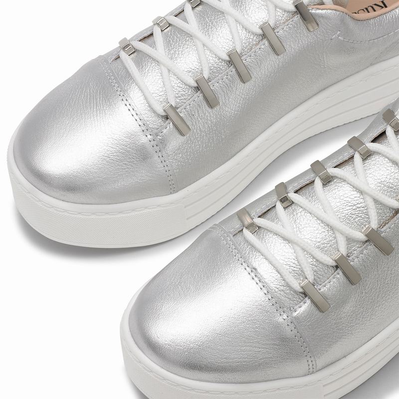 Tenis Plataforma Russell And Bromley Barfly Feminino Metallic | DQM44100PS