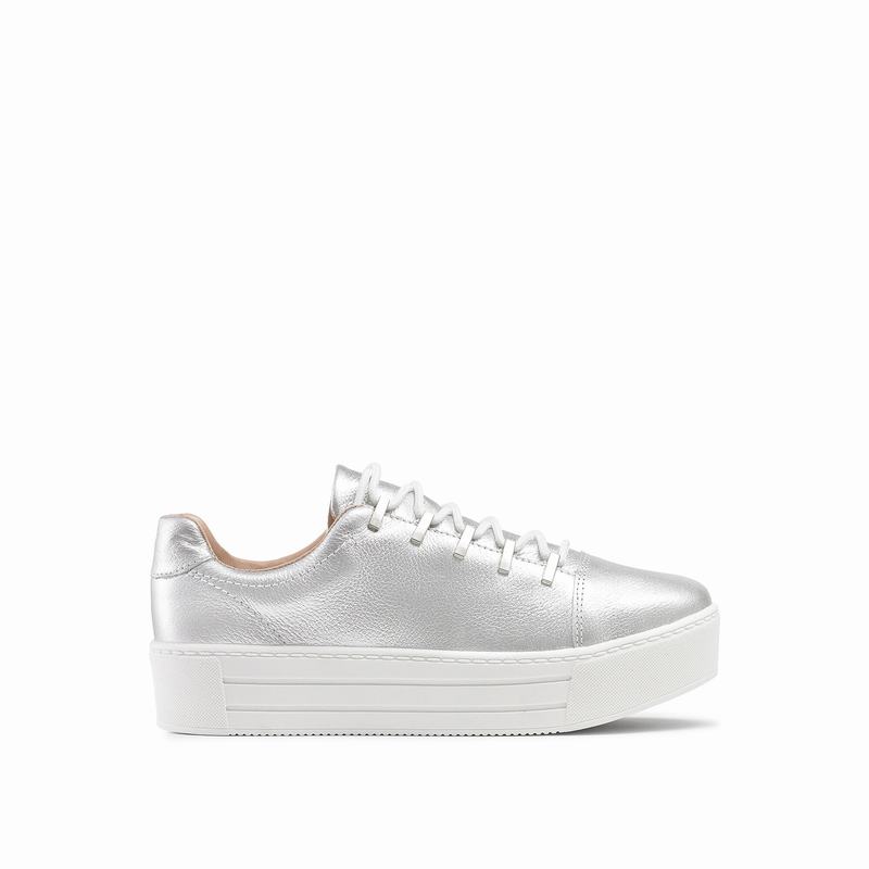 Tenis Plataforma Russell And Bromley Barfly Feminino Metallic | DQM44100PS