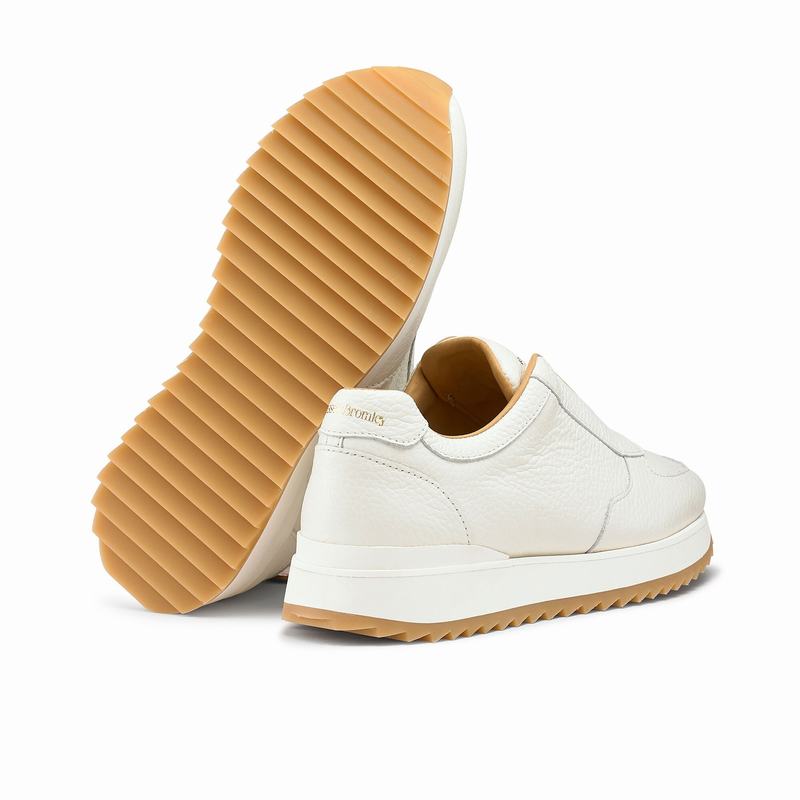 Tenis Plataforma Russell And Bromley Catch Me Feminino Branco | LJV230HZ