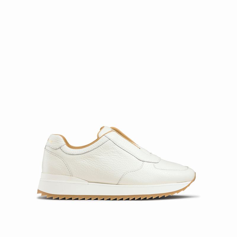 Tenis Plataforma Russell And Bromley Catch Me Feminino Branco | LJV230HZ