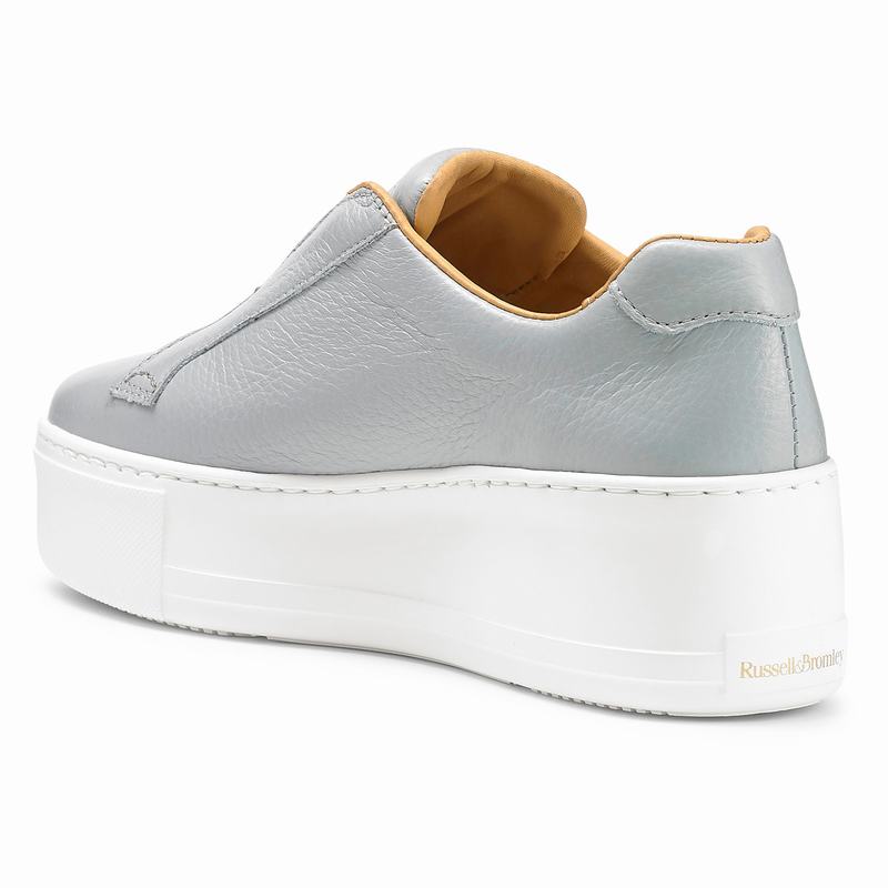 Tenis Plataforma Russell And Bromley Park Up Feminino Azuis | HGC8238PA