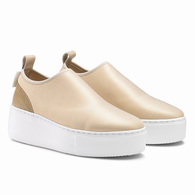 Tenis Plataforma Russell And Bromley Park Flex Feminino Metallic | IGO2140DI