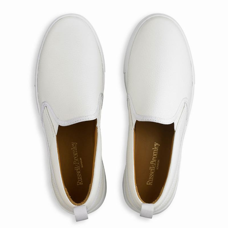 Tenis Plataforma Russell And Bromley Parkwalk Feminino Branco | KZF6412HS