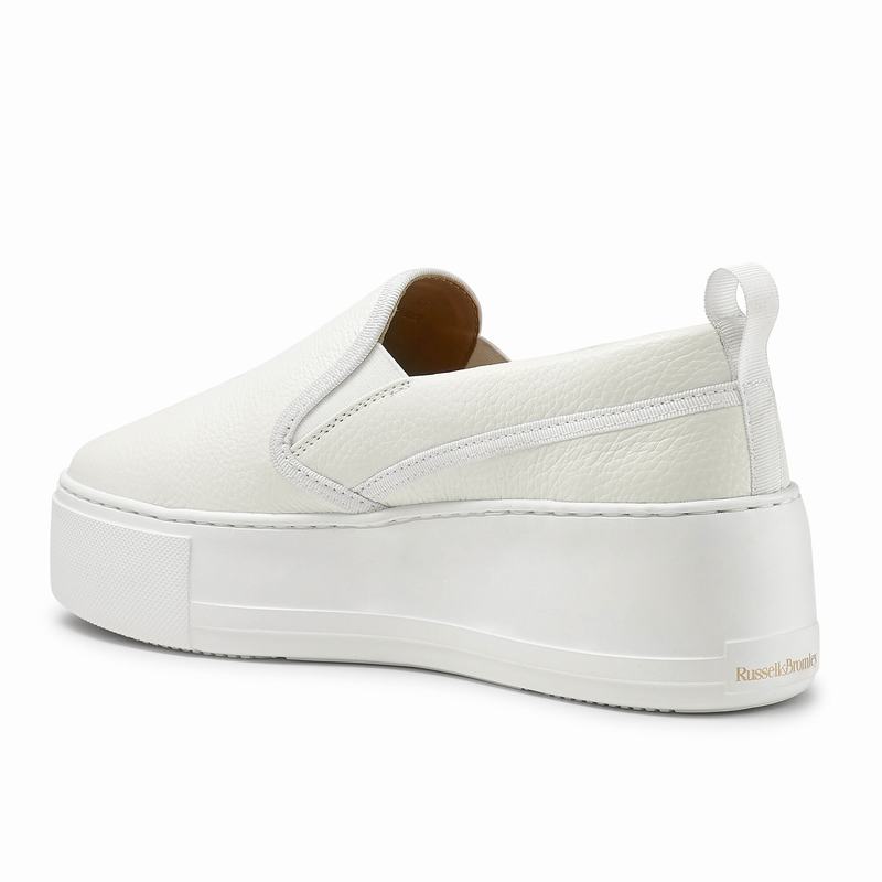 Tenis Plataforma Russell And Bromley Parkwalk Feminino Branco | KZF6412HS