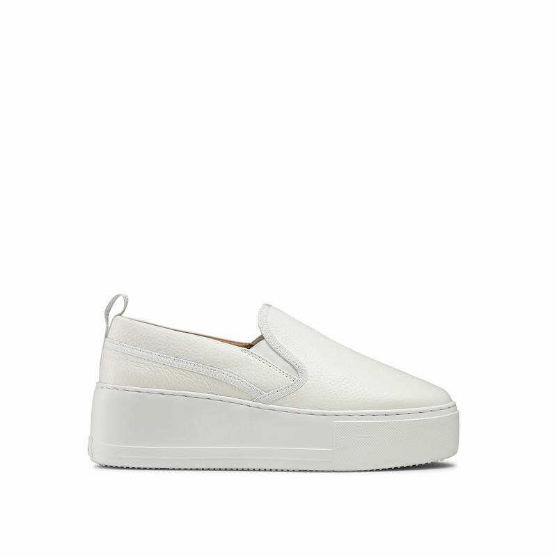 Tenis Plataforma Russell And Bromley Parkwalk Feminino Branco | KZF6412HS