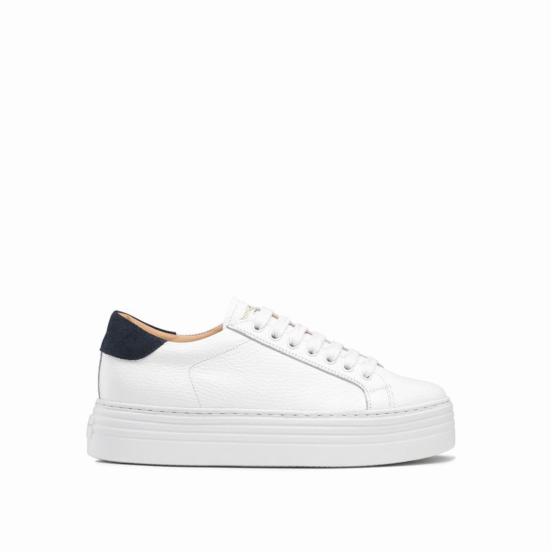 Tenis Plataforma Russell And Bromley Saturn Feminino Branco | ZGW5466CP