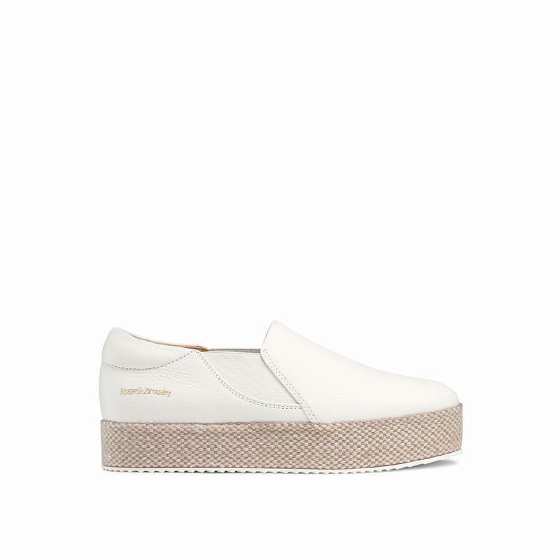 Tenis Plataforma Russell And Bromley Wrap Up Feminino Branco | CUS3648RB