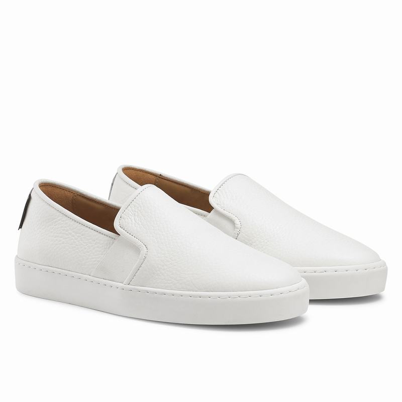 Tênis Deslizante Russell And Bromley Ball Park Feminino Branco | TKL667SR