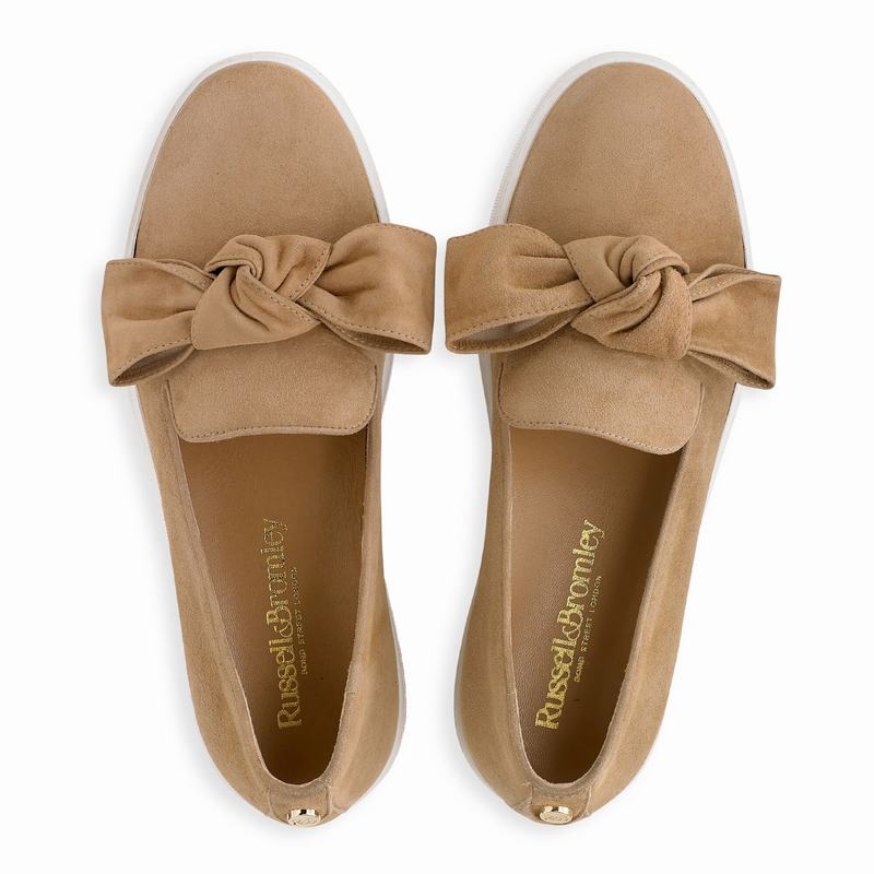 Tênis Deslizante Russell And Bromley Casablanca Feminino Marrom | CAE4250BH