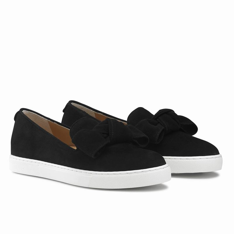 Tênis Deslizante Russell And Bromley Casablanca Feminino Pretas | FKQ3680RY