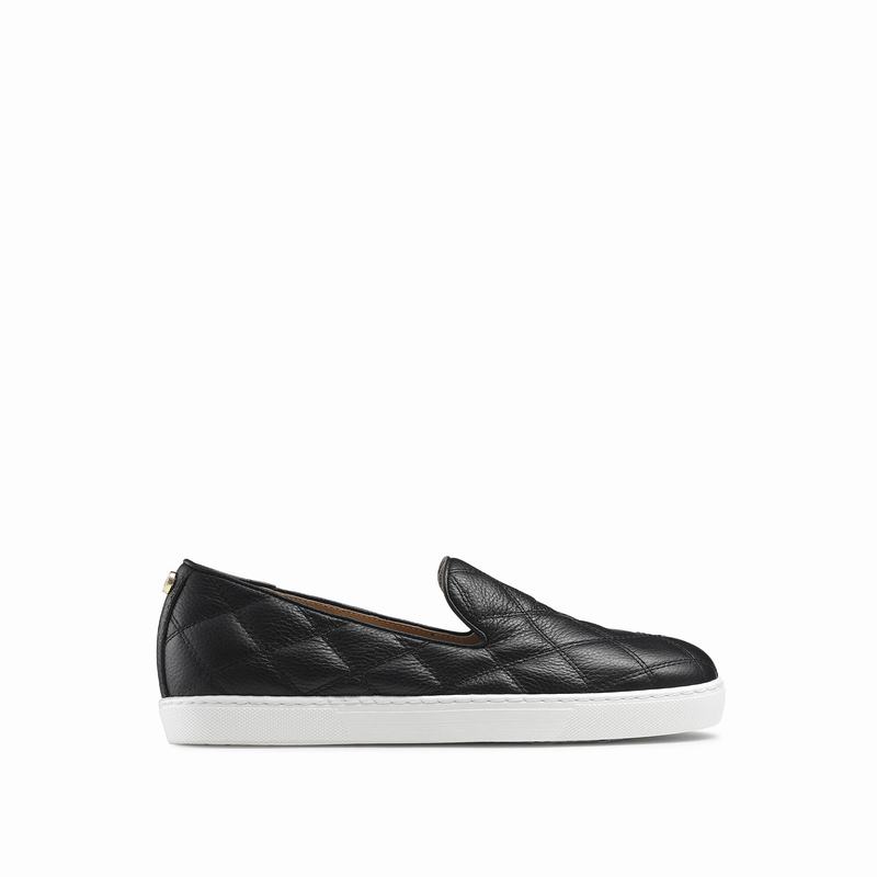 Tênis Deslizante Russell And Bromley Casaquilt Feminino Pretas | JVG4325ZW