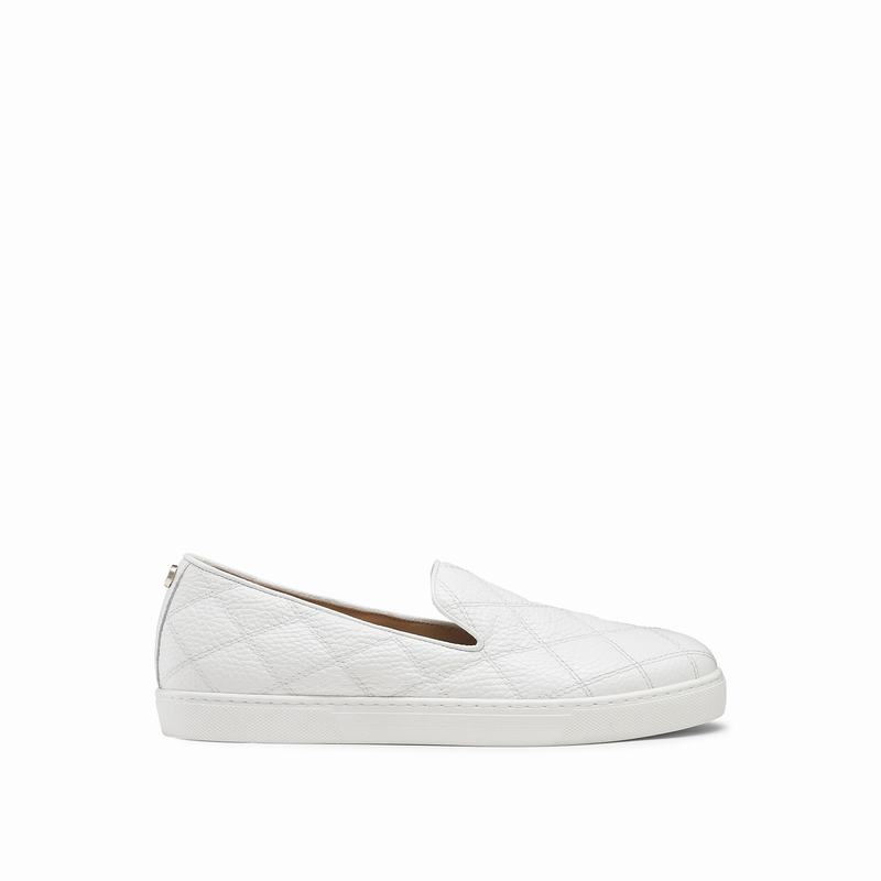 Tênis Deslizante Russell And Bromley Casaquilt Feminino Branco | YEG9696QA