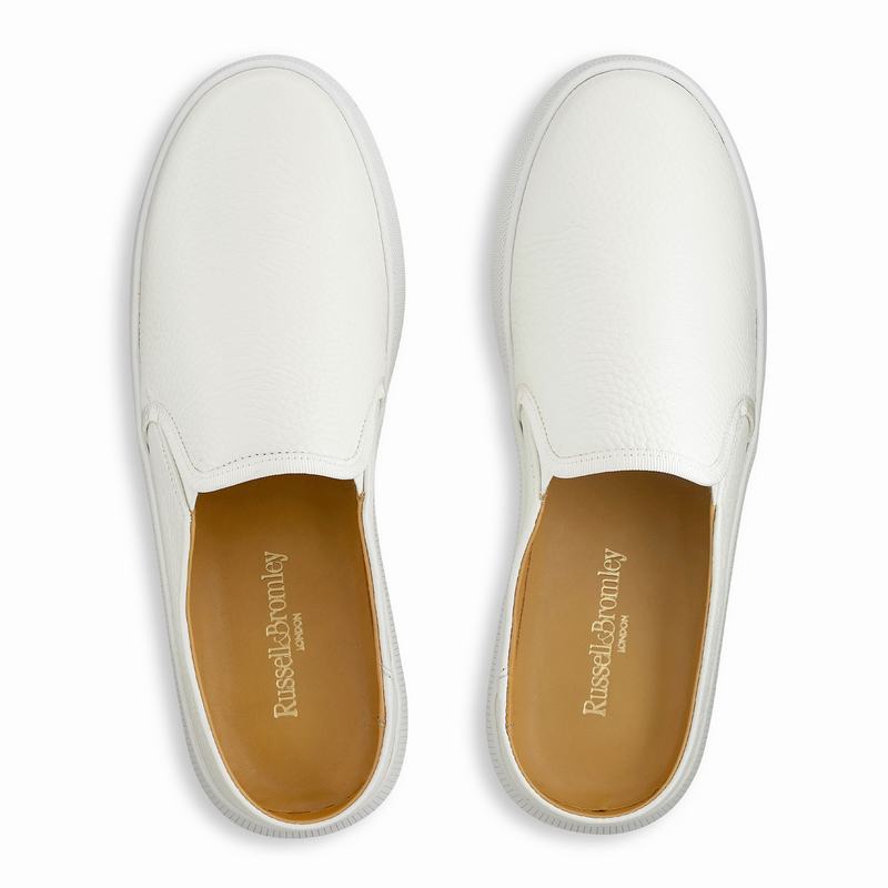 Tênis Deslizante Russell And Bromley Clearcut Feminino Branco | HBT9266RW